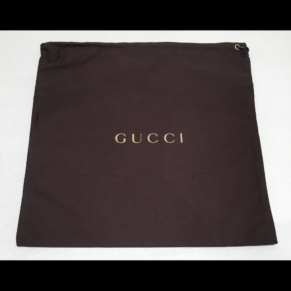 Gucci Drawstring Dust Bag Cover 11.5 x 13.5 in
